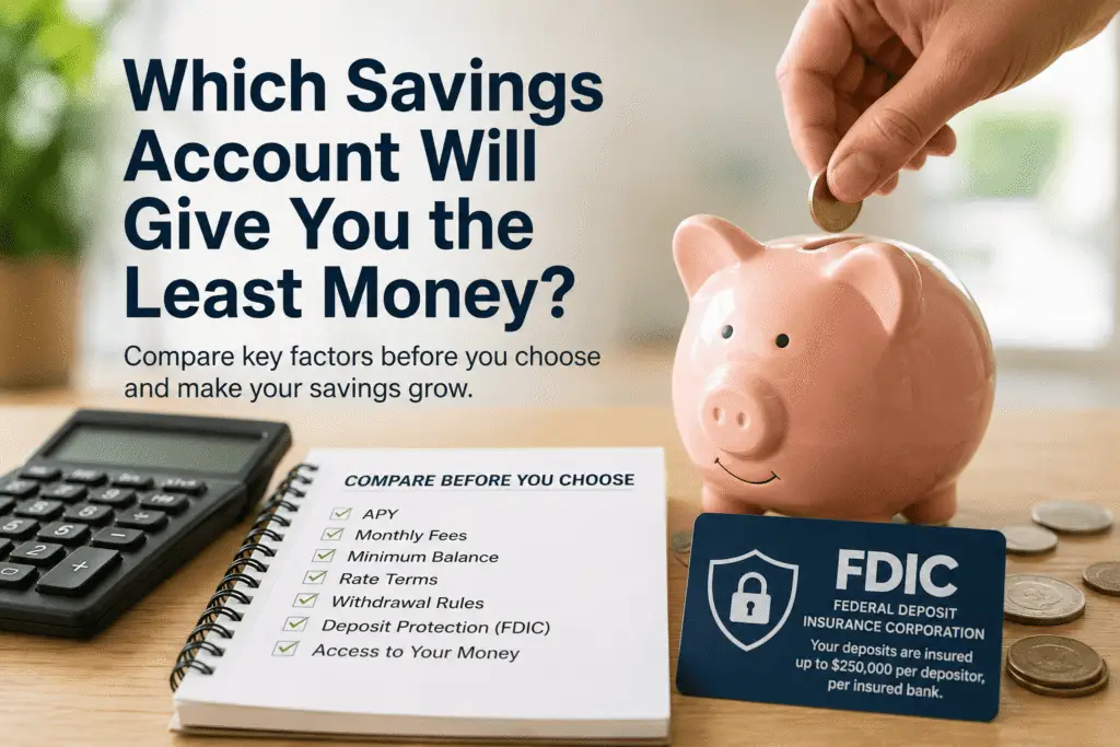 Which Savings Account Will Earn You the Least Money?