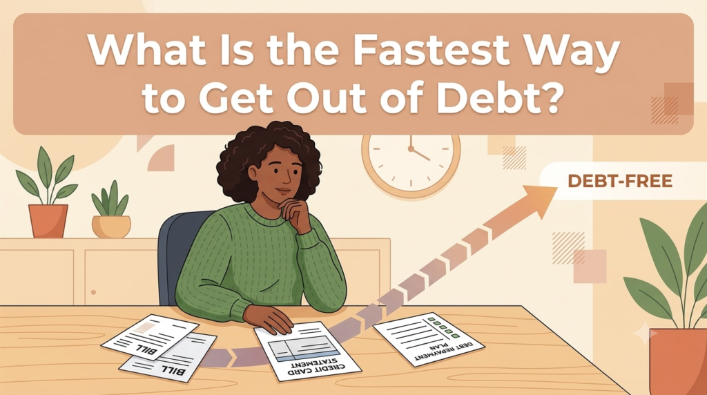 What is the fastest way to get out of debt